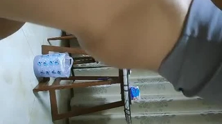 偷情路上最害怕碰到朋友！完整版！现在消防通道啪啪，转战酒店激情大战！